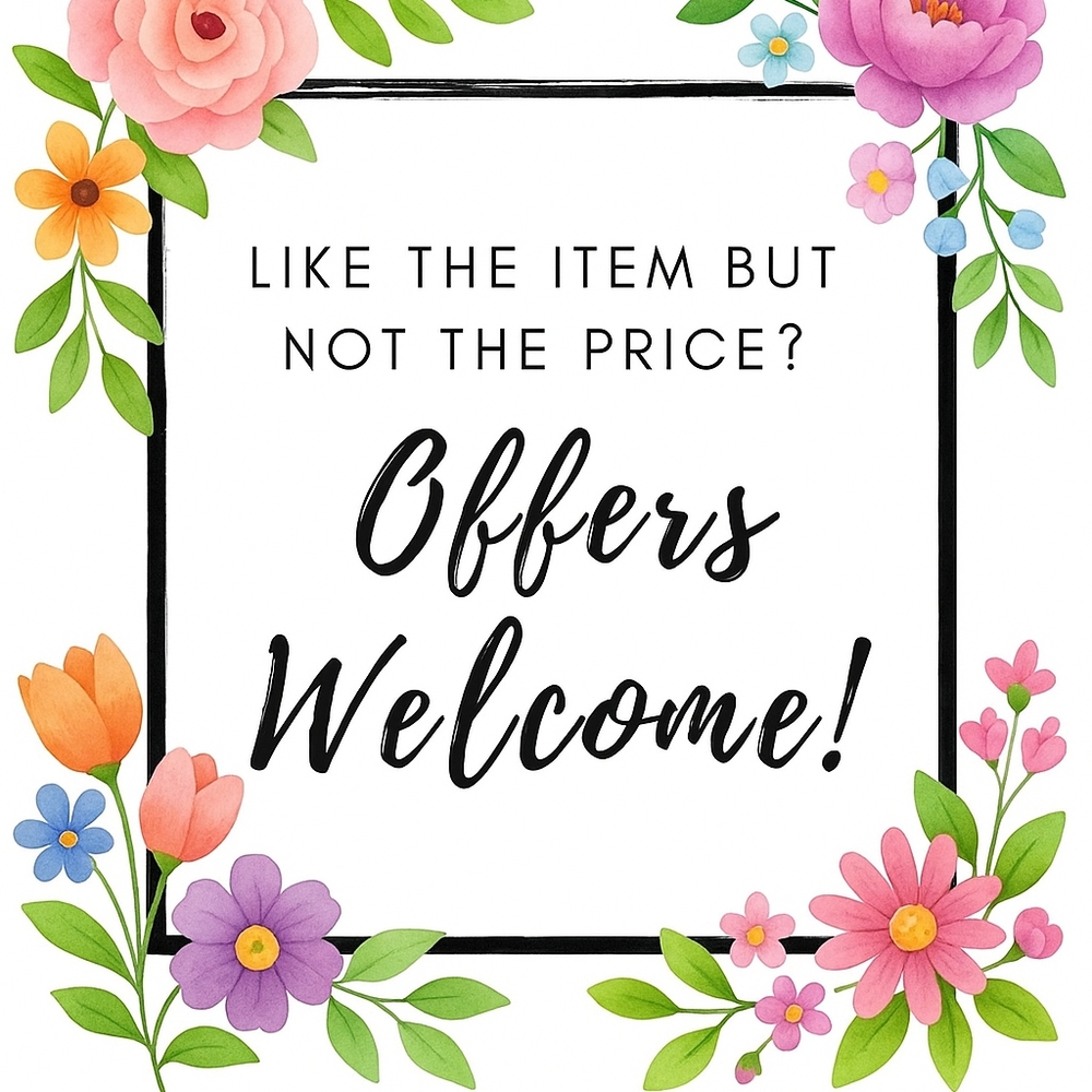 OPEN TO REASONABLE OFFERS